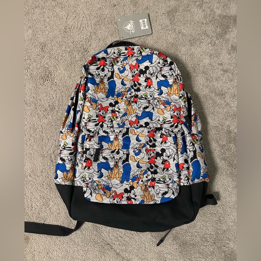 NWT Disney Store Backpack Mickey and Friends